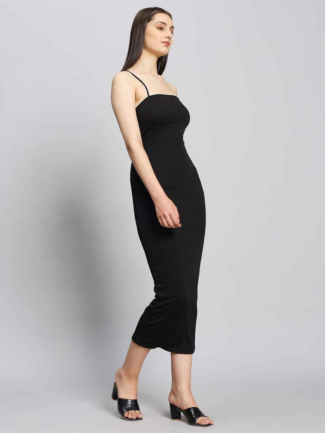 BACKLESS Criss Cross Bodycon Maxi Dress