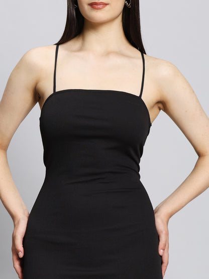 BACKLESS Criss Cross Bodycon Maxi Dress