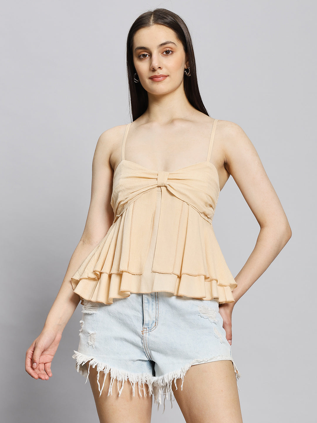 Buttercream bow top