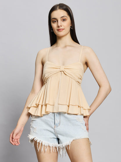 Buttercream bow top