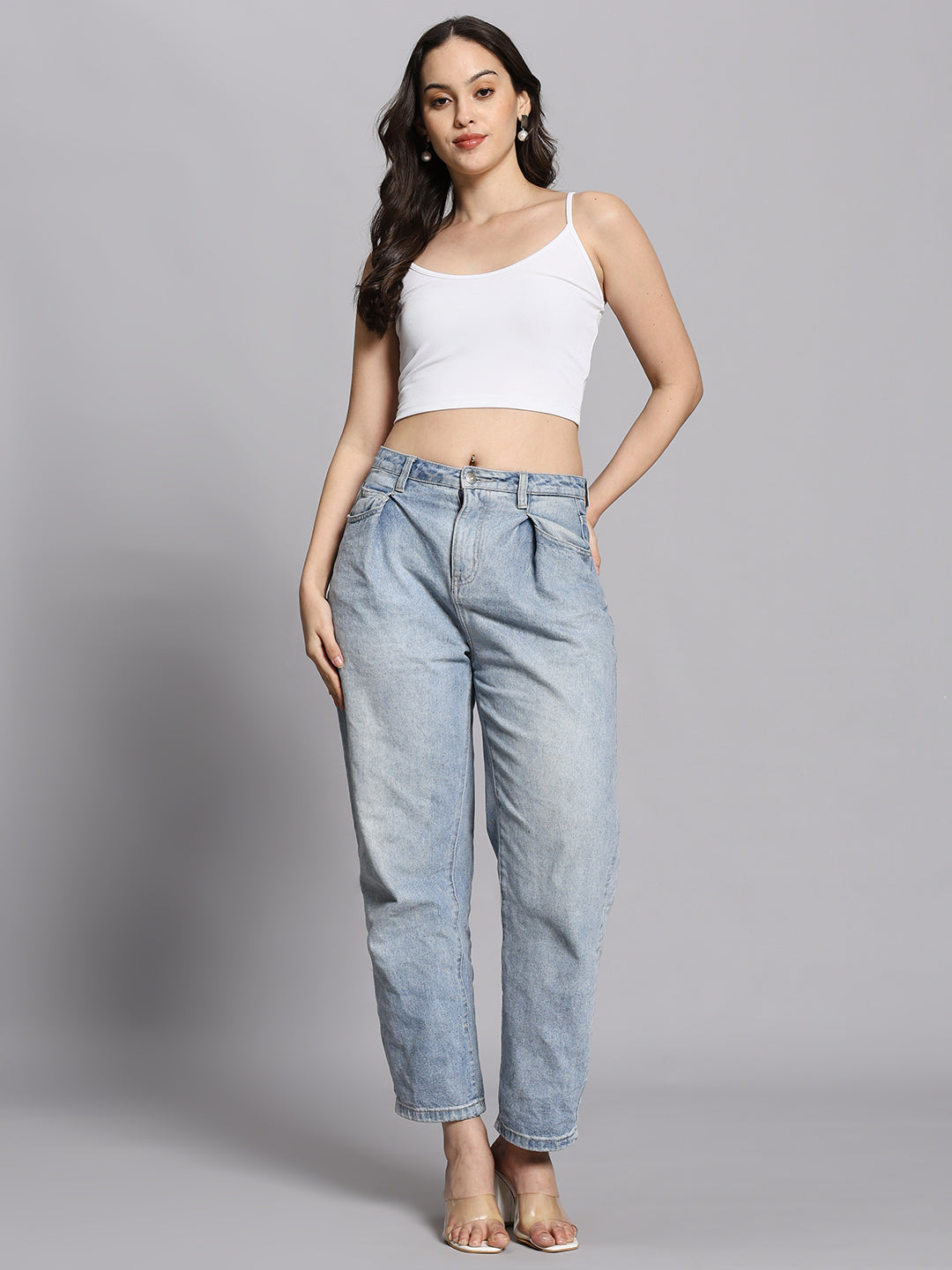 2-piece Cut Out Front Bow Crop Top
