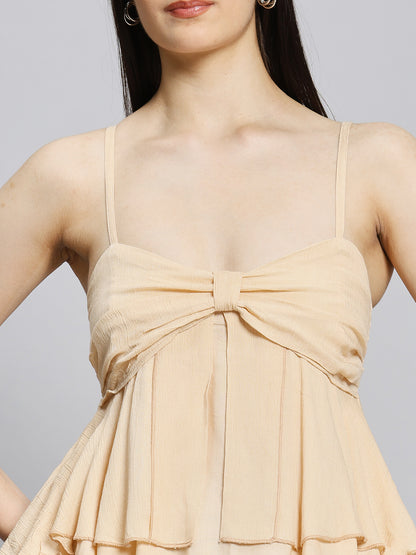 Buttercream bow top